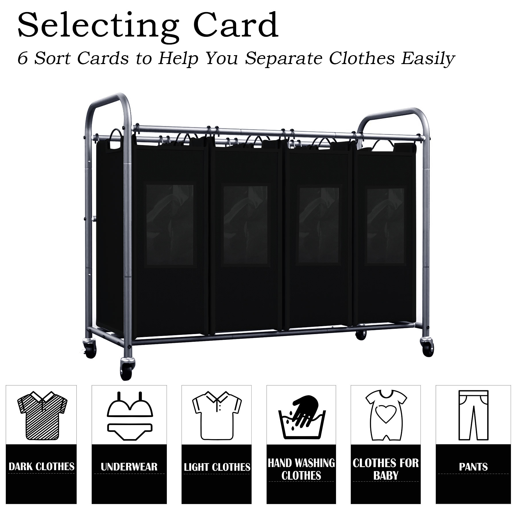 c-ahome-laundry-storage-w-schesortierer-4-f-cher-schwarz image 5