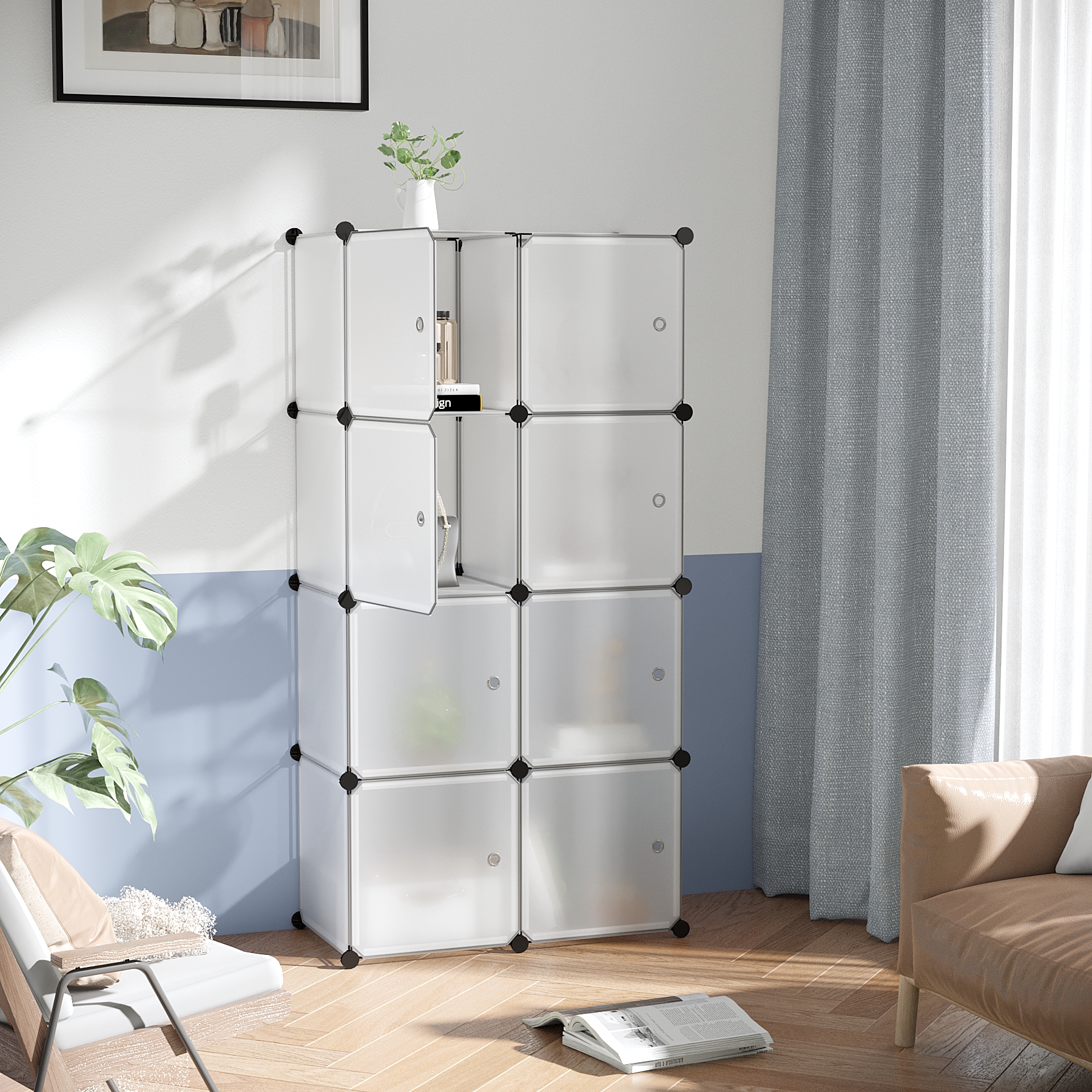 c-ahome-cube-storage-with-doors-w-rfelregal-transparent-8-w-rfel image 2