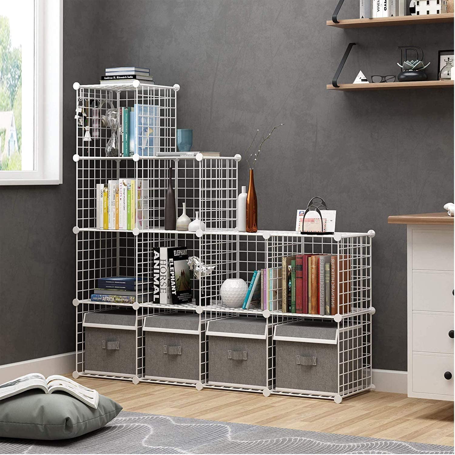 c-ahome-wire-cube-storage-twj3012a-regal-12-f-cher-wei image 3