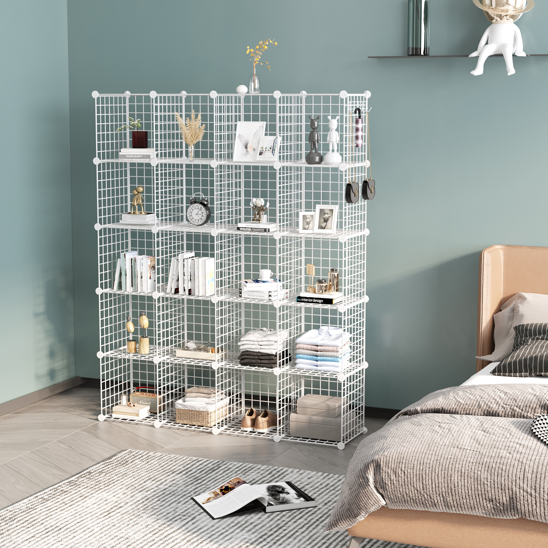 c-ahome-wire-cube-storage-uwcsm20w-regal-20-f-cher-wei image 4